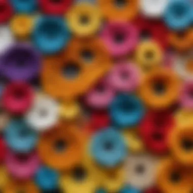 Exploring Crochet Reinforcement Materials Variety of materials used in crochet reinforcement.