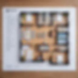 Detailed floor plan with measurements