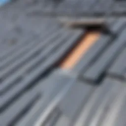 Metal roof flashing installation technique
