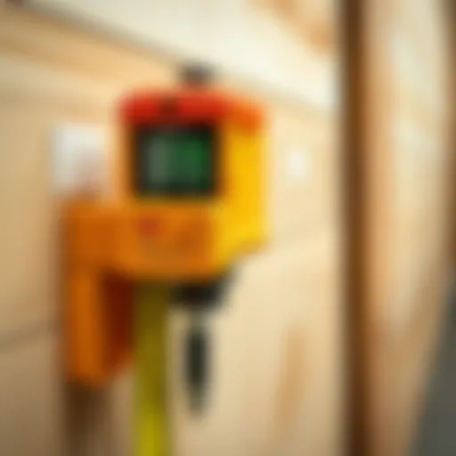 Precision measuring tool for wall dimensions