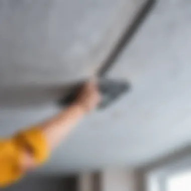 Choosing Moisture-Resistant Materials for Ceilings Close-up of moisture-resistant ceiling material