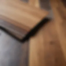 Selection of flooring materials