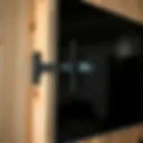 Mounting bracket for television installation