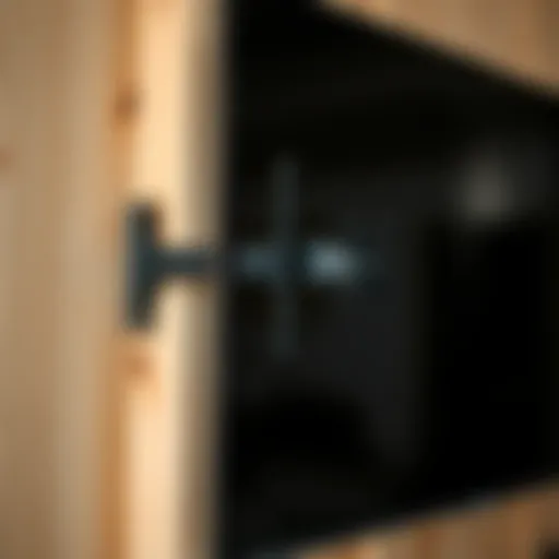 Mounting bracket for television installation