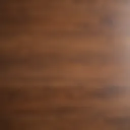 Close-up view of laminate texture showcasing modern design