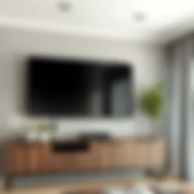 Notable Оптимальное расстояние для установки телевизора на стену