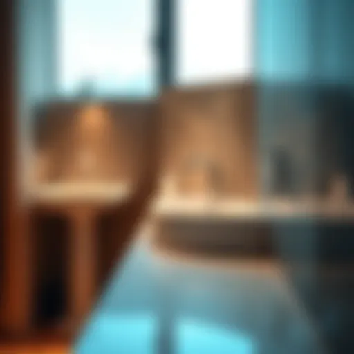 Optimal sink height for ergonomic design