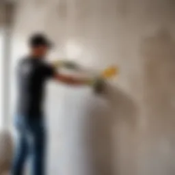 Preparation of wall surfaces for painting