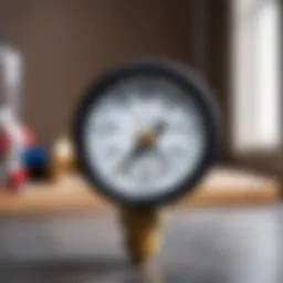 Diagram showing pressure regulator functionality