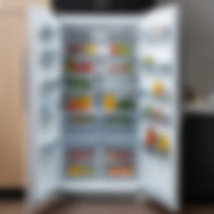 Refrigerator with newly installed seal