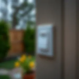 Remote outdoor light switch installation