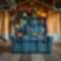 Rexant RE 25 toolbox showcasing its spacious design