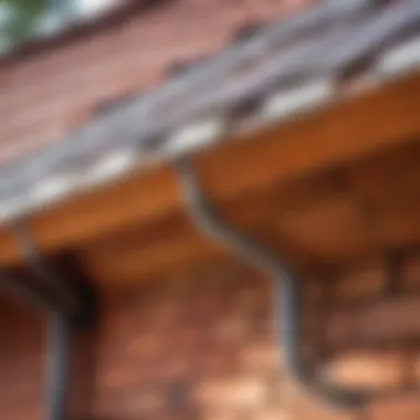 Various materials used for roof gutters
