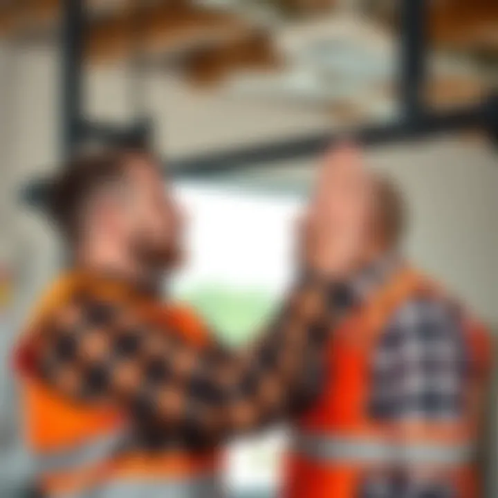 Performing Safety Checks on the Mounted Pull-Up Bar Safety checks being performed on a mounted pull-up bar