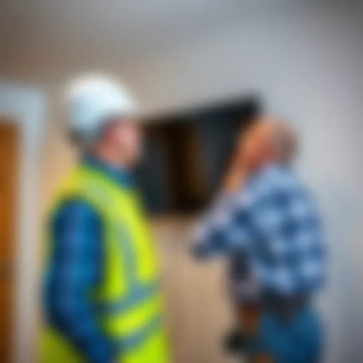 Implementing Safety Precautions Safety measures during television installation