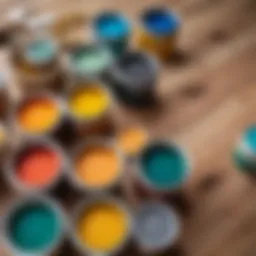 Selection of paint types for wooden furniture
