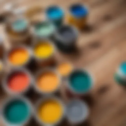Selection of paint types for wooden furniture