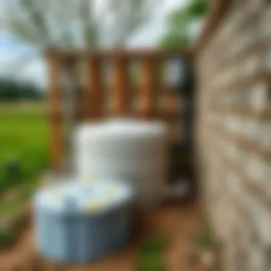Overview of a Rural Septic System A well-maintained septic system in a rural setting