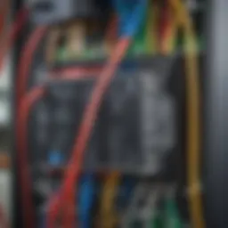 Illustration of single-phase electrical network characteristics
