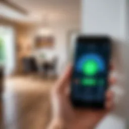 Smart home security system with sensors