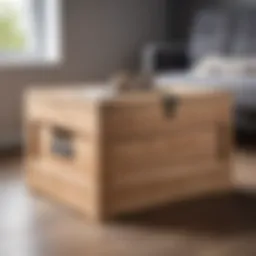 Elegant storage box showcasing versatility