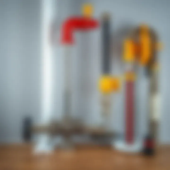 Components of Telescopic Siphon Components of a telescopic siphon used in plumbing