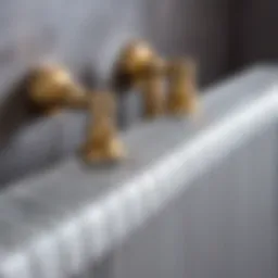 Thermostatic valve installed on radiator