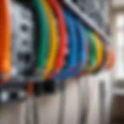 Color coding for three-wire cables