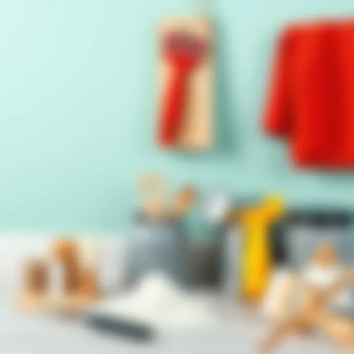 Tools and materials for repainting bathroom walls