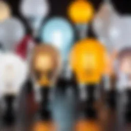 Variety of LED light bulb types