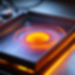 Thermal radiation illustrating heat loss