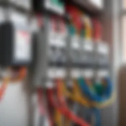 Diagram illustrating electrical load capacity in an apartment
