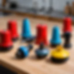 Illustration showcasing different types of vacuum plungers