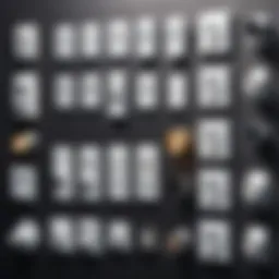 Variety of lamp sockets displayed in an elegant arrangement