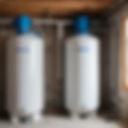 Functionality of water in an expansion tank