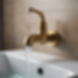 Functional diagram of a water outlet for a mixer