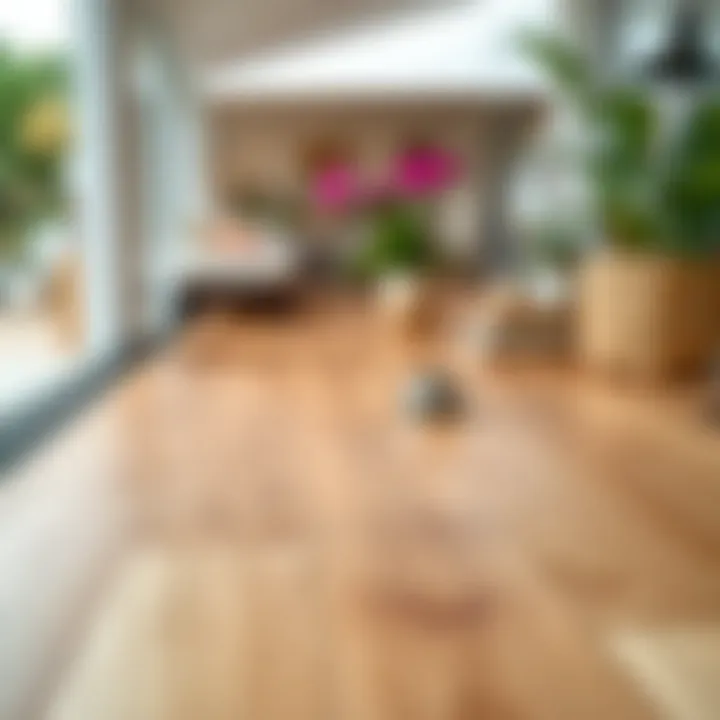 Water-Resistant Laminate Planks for Humid Conditions Close-up of laminate planks with water-resistant features