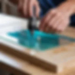 Glass cutting technique using alternative tools