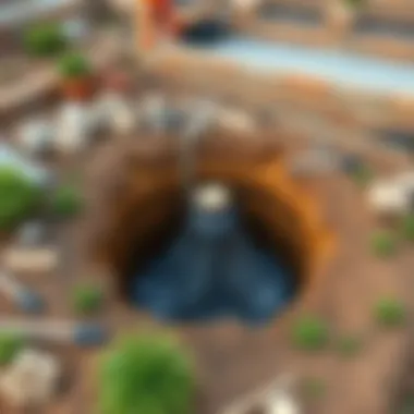 A Well-Built Drainage Pit: Features and Benefits Illustration of a well-constructed drainage pit