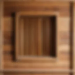 Wood varnish drying in a well-ventilated area