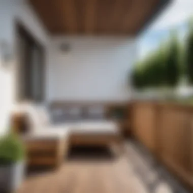 Functional Wooden Balcony Design Functional wooden balcony adding usable outdoor space