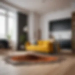 Conceptual illustration of grounding in apartments showcasing its significance for safety